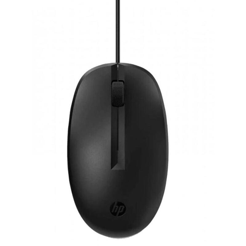 Raton Reacondicionado Hp 125 M27537-001 Tpa-P001m  Negro Usb Con Cable 1 Año De Garantia