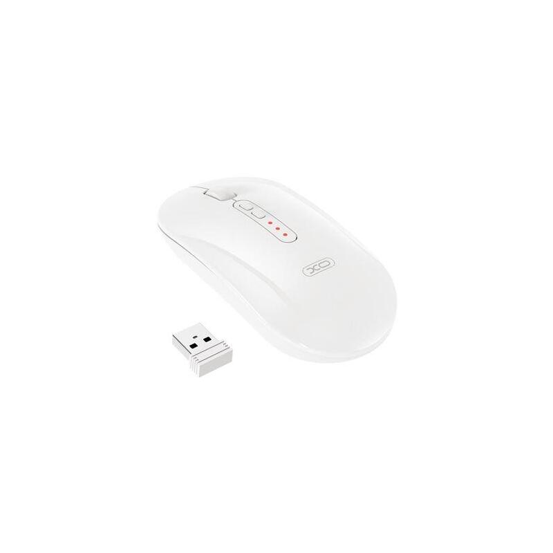 Xo M13 Raton Inalambrico - Bluetooth Y Rf 2.4ghz - 1600dpi - Blanco