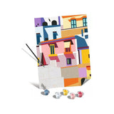 Ravensburger Creart Canvas Edition: Casas Coloridas, Pintura 25527