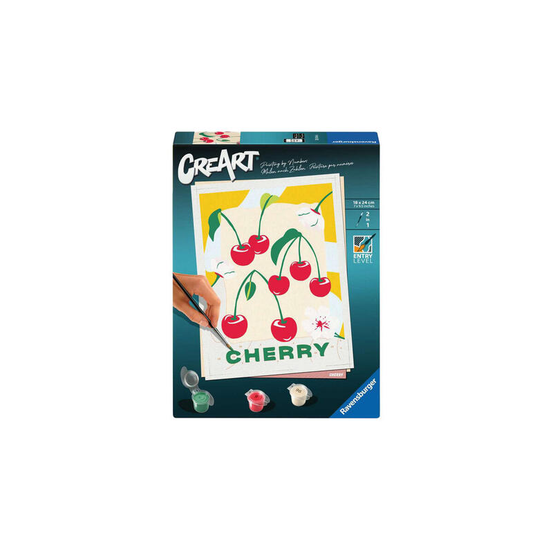 Ravensburger Creart - Cerezas, Pintura 25514