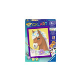 Ravensburger Creart - Caballo Con Flores, Pintura 23999