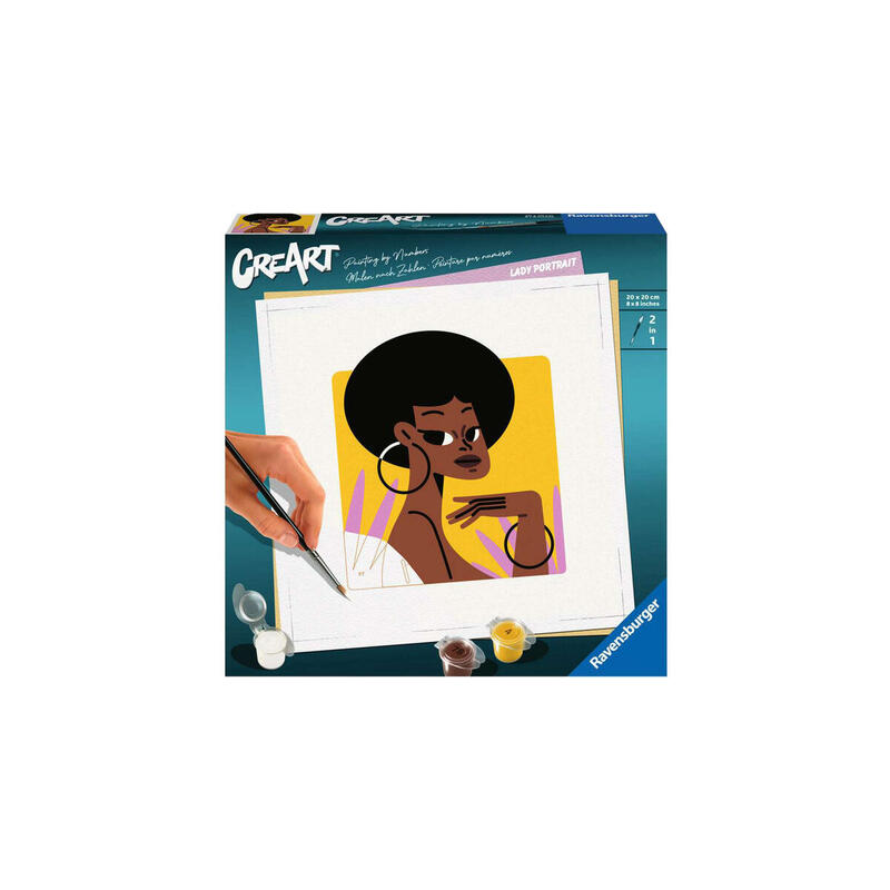 Ravensburger Creart - Retrato De Mujer, Pintura 23669