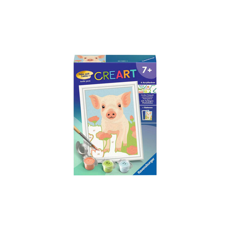 Ravensburger Creart - Cerdo Doméstico Dulce, Pintura 23989