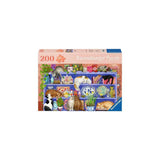 Ravensburger Feel Well & Puzzle - Gatos En El Estante 200 Piezas 12001367