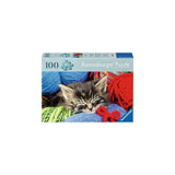 Ravensburger Feel Well & Puzzle - Gatito De Lana 100 Piezas 12001363