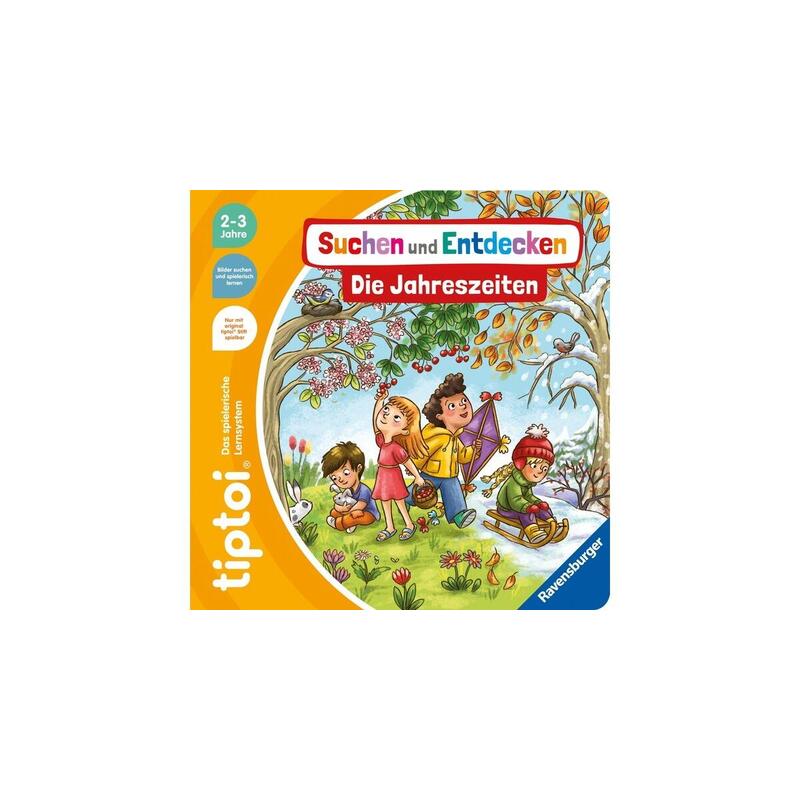 Ravensburger Tiptoi Busca Y Descubre: Las Estaciones, Libro De Aprendizaje 49230