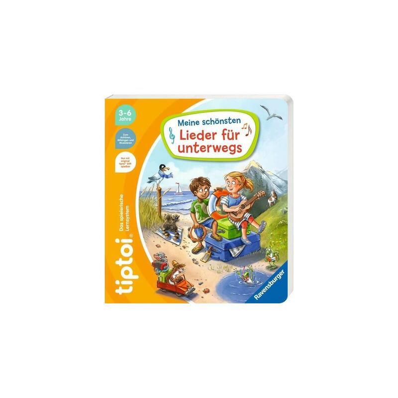 Ravensburger Tiptoi Mis Canciones Más Bellas Para Llevar, Libro De Aprendizaje 49258