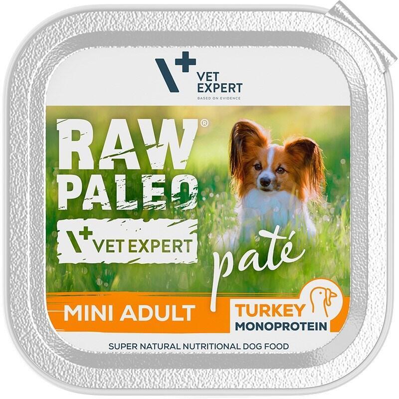 Raw Paleo Pate Mini Adult Turkey - Wet Dog Food - 150 G
