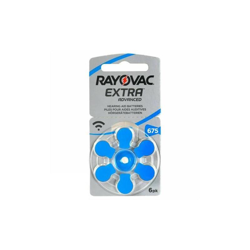 Rayovac Bateria Zinc Air, 675, 1.4v Pack 6 Unidades