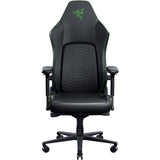 Silla Gaming Ergonómica Razer Iskur V2 Newgen Con Tejido Transpirable Y Cómodo, Color Negro Y Verde.
