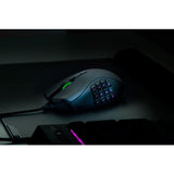 Razer  Raton Naga Trinity Gaming Negro/Verde 16000dpi/19 Botones/Iluminacion/Usb Rz01-02410100-R3m1