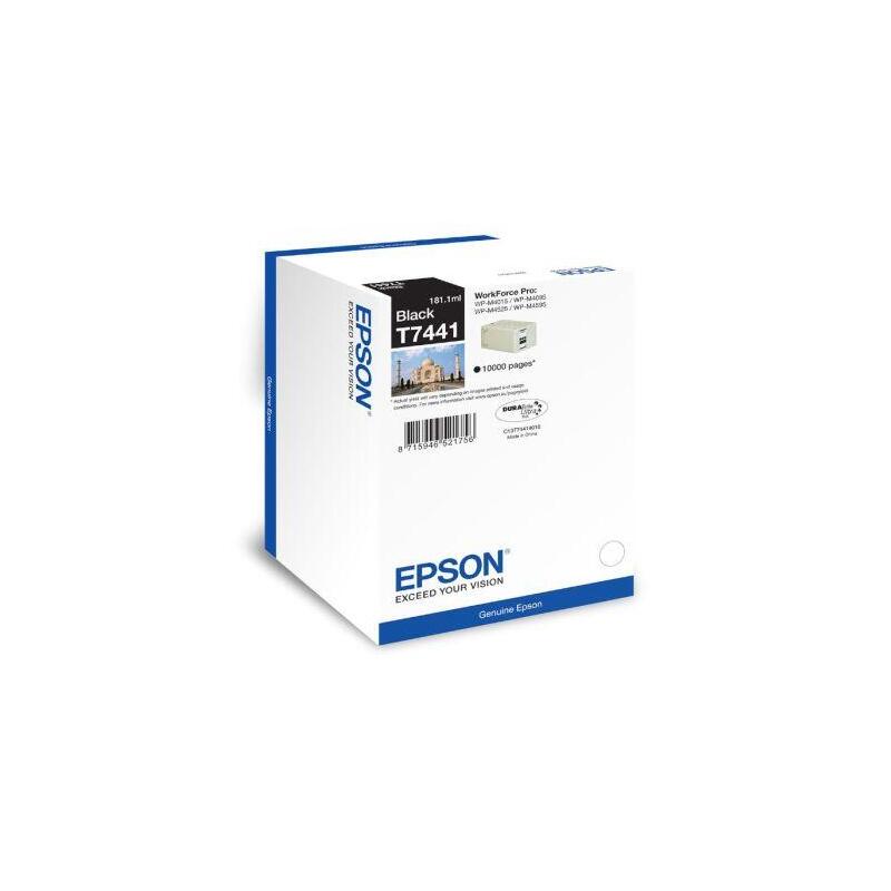 Reacondicionado Cartucho Original Epson T7441 Negro - C13t74414010-Ref Embalaje Deteriorado Ml-182pag-10000