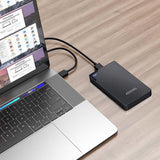 Reacondicionado Disco Duro Externo 320 Gb 2.5' Usb 3.1 Negro