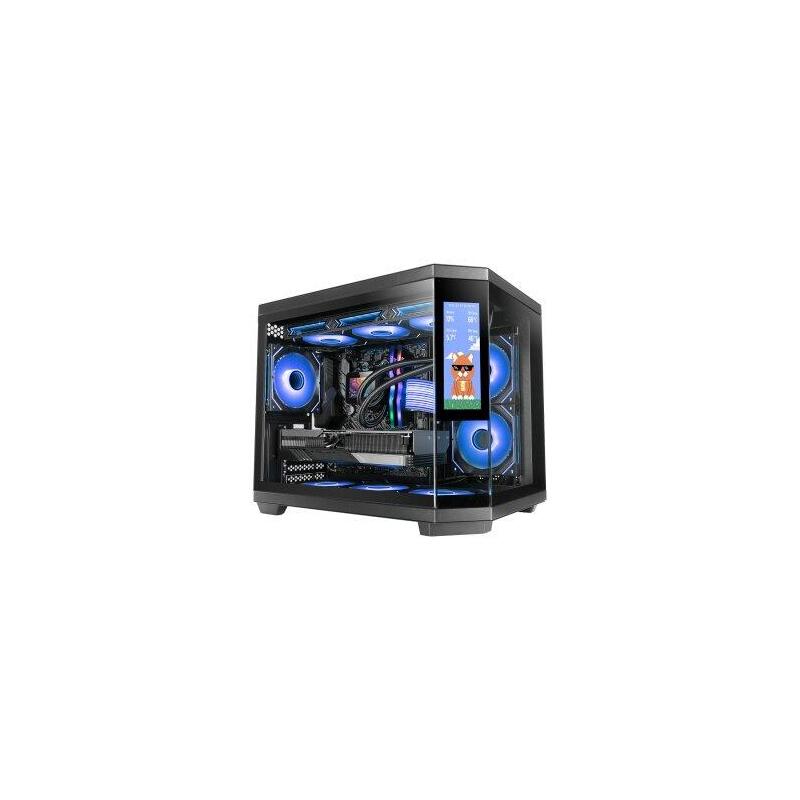 Reacondicionado - (Km0) Caja Atx Semitorre Gaming Mars Gaming Mc3tcorelcdm 3 Cristal Templado Pantalla Lcd 2x3.5 3x2.5