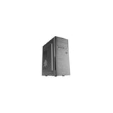 Reacondicionado - (Km0) Caja Atx Tacens Initiox Black Frontal Con Acabado Aluminio Pulido 2xbahia Externa 5.25" 2xusb