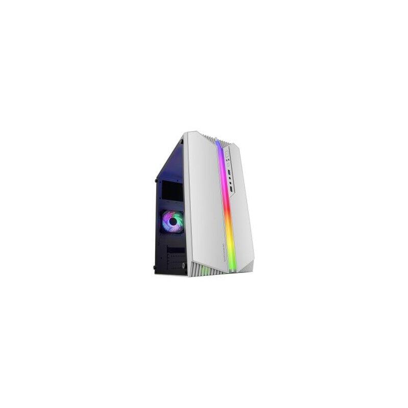 Reacondicionado - (Km0) Caja Microatx Gaming Mars Gaming Mc-S1 White Frontal Argb Ventilador Traser Frgb Ventana Later