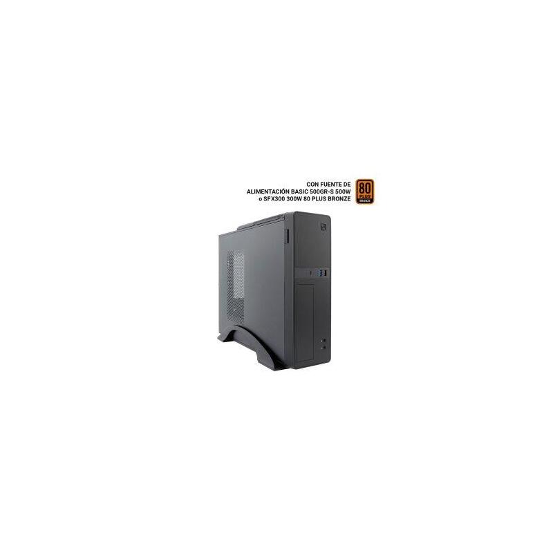 Reacondicionado - (Km0) Caja Microatx Slim Coolbox T310 1x 3.5â³ 1x2.5â³ 1x5,25" Gpu 225max Low Profile  Fuente 300bz Ne