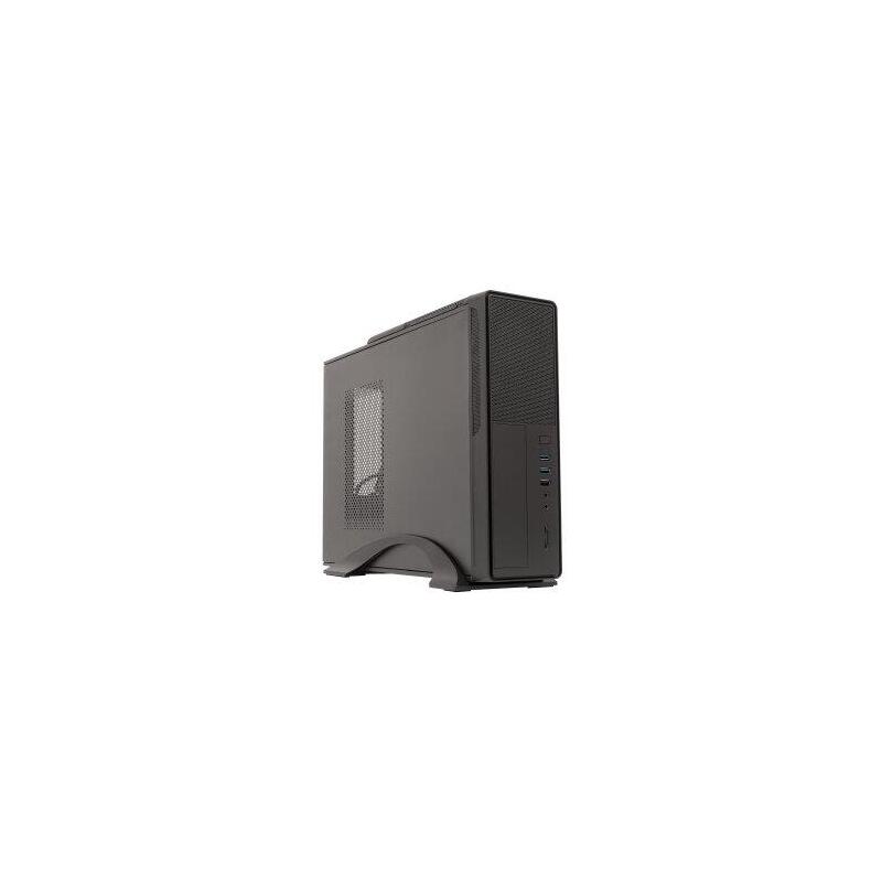 Reacondicionado - (Km0) Caja Microatx Slim Unyka Matx Uk2010 Permite Posicion Hor. Vert. Color Negro F.A 450w Cash30
