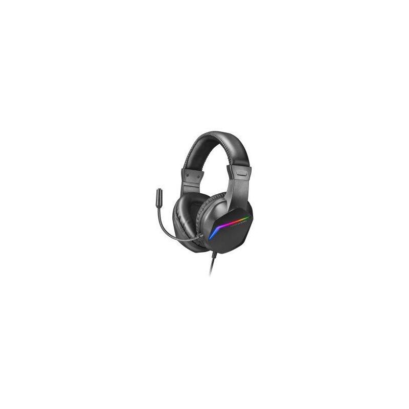 Reacondicionado - (Km0) Headset Mars Gaming Mh122 Black Ultra Ligeros 184g Drivers De Neodimo 50mm Microfono Flexible