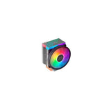 Reacondicionado - (Km0) Ventilador Con Disipador Para Cpu Mars Gaming Mcpu44 Black Iluminacion Dual Argb 4 Heatpipes A