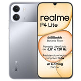 Realme P4 Lite 4g Dual Sim 4gb Ram 128gb - Grey