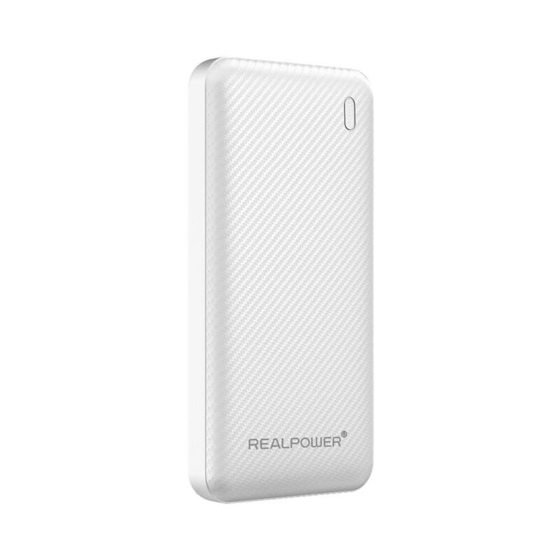 Realpower Pb-10000 Plus,10.000 Mah,20w,2x Usb-A,1x Usb-C Wei