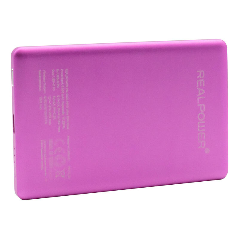 Realpower Pb-5000 Mag Ultra Slim,5000mah,Magsafe,Rosa