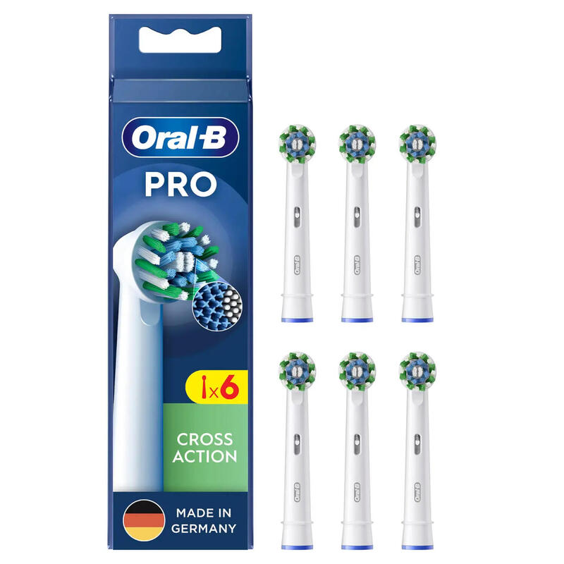 Recambio Oral-B Crossaction 6 Pieza(S) Blanco