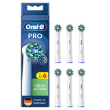 Recambio Oral-B Crossaction 6 Pieza(S) Blanco