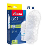 Recambios Para La Escoba Para El Polvo Vileda Flex&Catch, 5 Unidades.