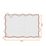 Red De Carga Elastica 1,6x2,5m, Mallado 10x10cm. Black+Decker