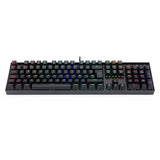 Redragon Mitra Teclado Mecánico Gaming Switch Azul Rgb Español España Negro