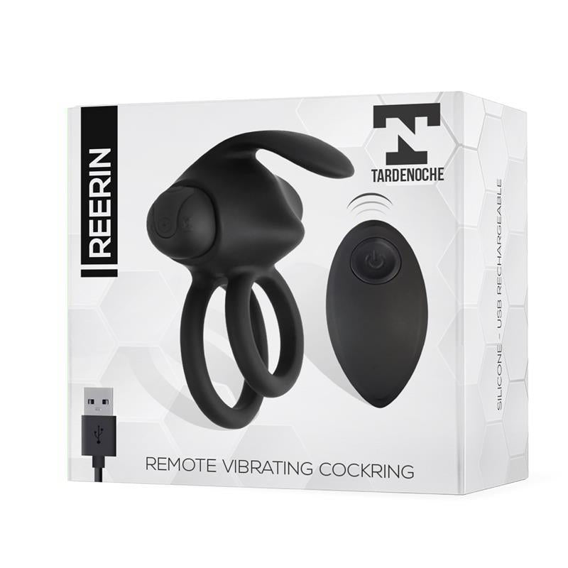 Anillo Vibrador  Reerin Usb Dual Control Remoto Usb Silicona