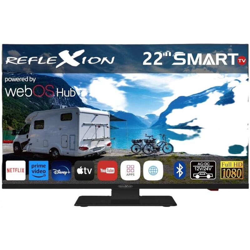 Reflexion Lddx22ibt_b Smart Led-Tv 22 Dvb-S2 C T2 Full-Hd Ci+ Pvr Dvd-Player