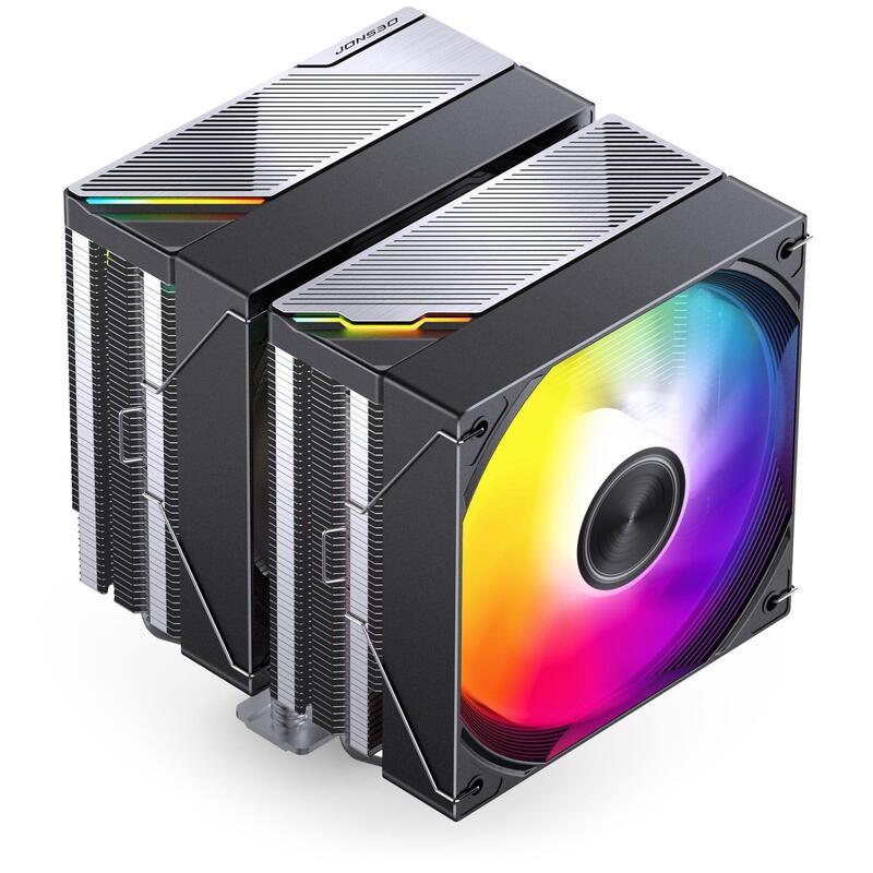 Refrigeracion Cpu K Jonsbo Ca80 Dual-Tower, 2 X 120mm, Pwm, Argb - Negro