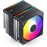 Refrigeracion Cpu K Jonsbo Cb80 Dual-Tower, 2 X 120mm, Pwm, Rgb - Negro