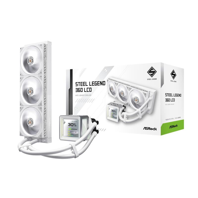 Refrigeracion Liquida  Cpu Asrock Steel Legend 360 Lcd (90-Asla36-Waaga5)