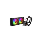 Refrigeración Liquida Cpu Krux Hydroglance 240 Lcd, Negro Krxe003