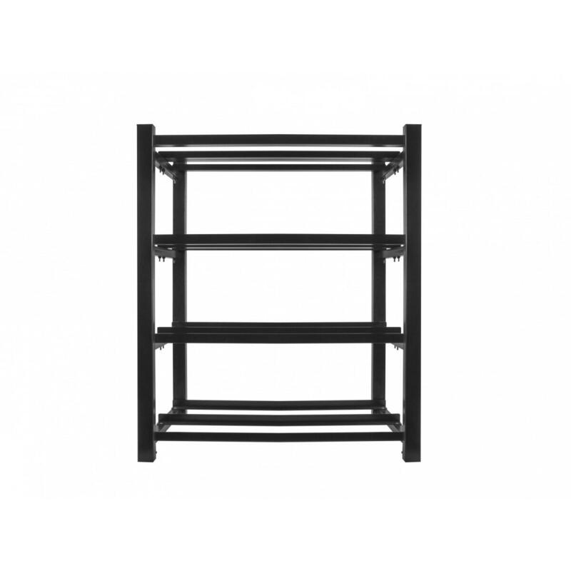 Regal Na Baterie Do Ups 830x454 2 Rzedy 4 Poziomy (8 Pólek) Negro Lanberg (Flat Pack)