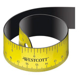 Regla Flexible Y Magnética Grafoplás Westcott 30cm Amarilla