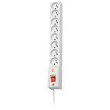 Regleta Con Protección Contra Sobretensiones Lx 810, 1l, 5,0m, Gris