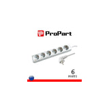 Regleta De Enchufes 6 Tomas Schuko Spina Schuko