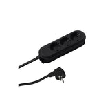 Regleta De Enchufes Bachmann Smart De 3 Vías, Negra 3,0 M, Sin Interruptor
