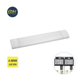 Regleta Electronica Led 25w 4000k Luz Dia 2000lm 12x61x3,1cm Edm