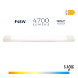 Regleta Electronica Led 48w 6400k Luz Fria 4700lm 12x150x3,1cm Edm