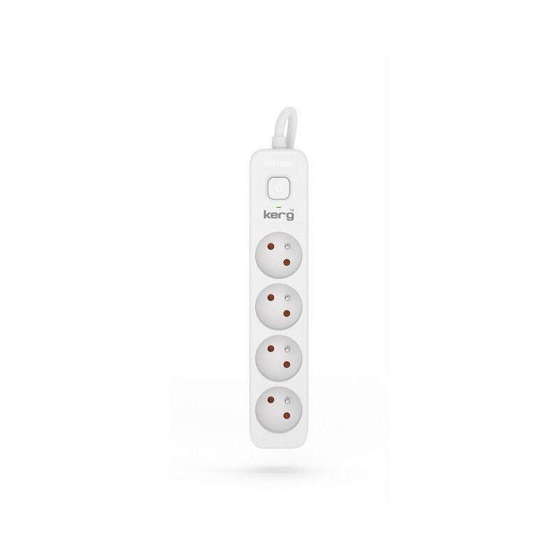 Regleta Kerg Con Disyuntor 4 Tomas 1,5m-16a