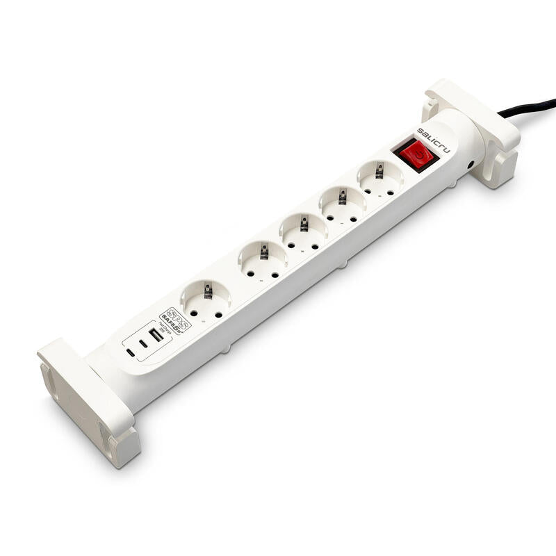 Regleta Salicru Sps.Safe 5s+ Protectora De Sobreten 5 Tomas +3usb 680da000003