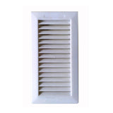 Rejilla Empotrar C/Pestaña 13.3x26cm+Marco Abs Blanco (G)