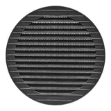 Rejilla Ventilación Redonda Empotrable Con Mosquitera Ø150mm Abs Gris Antracita