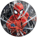 Reloj De Pared Leotec Brillo Spiderman 001 Negro